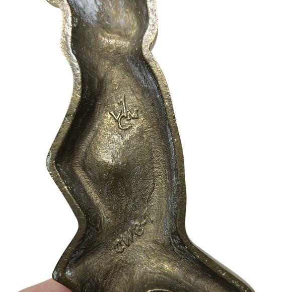 Virginia Metal Crafters Colonial Williamsburg Hessian Soldier Brass Bookend - Picture 4 of 4